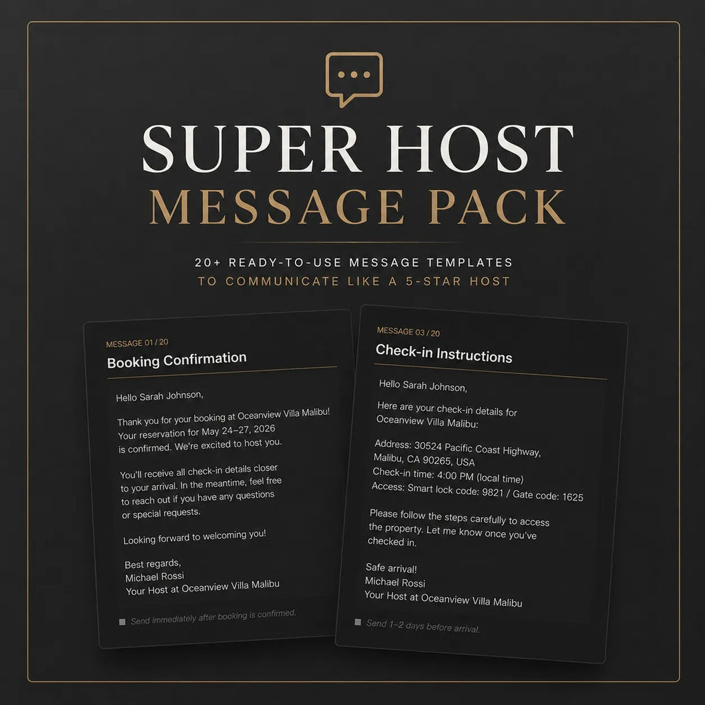 Bonus - Guest message templates preview
