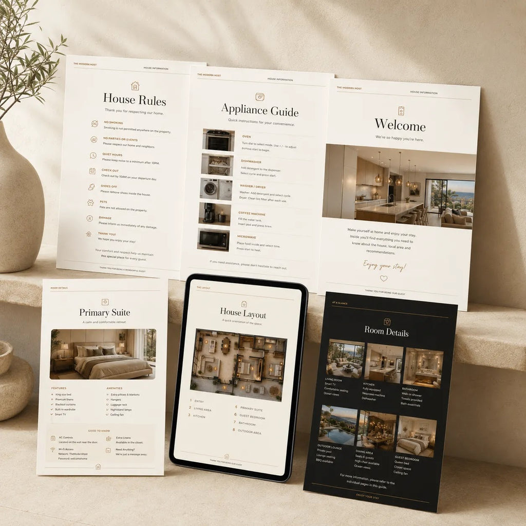 Sneak peek - guest information templates