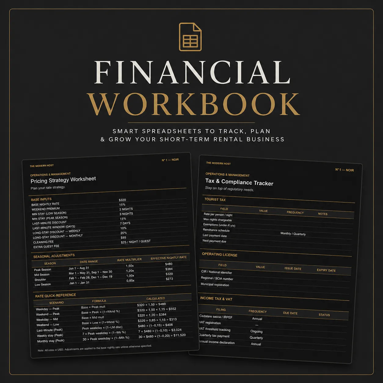 Financials Workbook